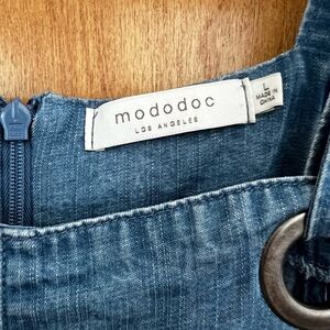Mododoc - Chambray Romper Overalls